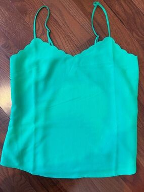 J Crew emerald green top